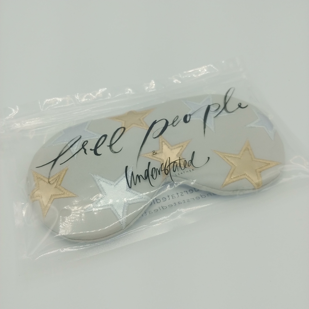 Free People Leather Sleep Mask